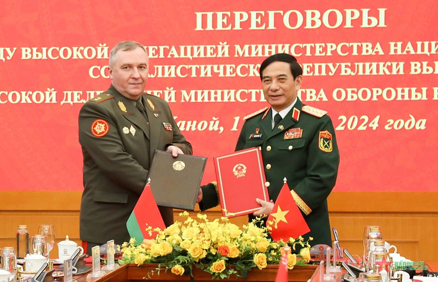 Vietnam and Belarus foster defense cooperation